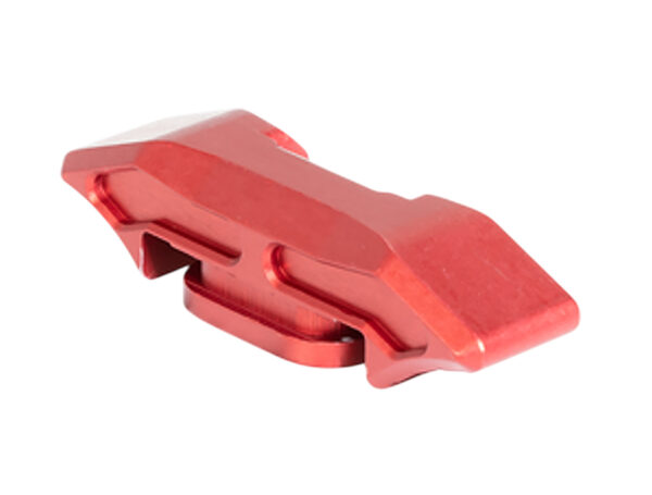 187091 Timber Creek Outdoors GL43XCHR Glock 43X/48 Charging Handle Red Aluminum Ambidextrous Hand