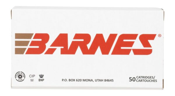 187248 Barnes Bullets 32521 9mmLuger 115gr Sierra Jacketed Hollow Point 50 Per Box/10 Case