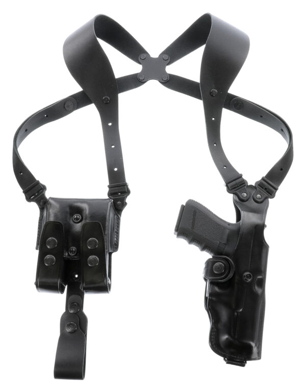 Galco VHS4212RB VHS 4.0 Shoulder System Black Leather Fits 1911 Fits 5″ Barrel Ambidextrous