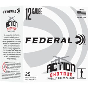Federal TruBall Rifled Slug 12ga 2-3/4″ 438gr 25ct
