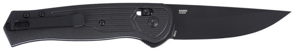 CRKT 7170K SERO  EDC 3.02″ Folding Plain Black TiNi S35VN SS Blade, Black Textured GRN Handle