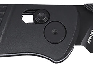 CRKT K431KKP Counterpart  EDC 3.31″ Folding Tanto Plain Black Oxide D2 Steel Blade, Black Textured GRN Handle