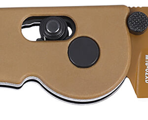 CRKT M1602XD M16 Tactical 3.11″ Folding Tanto Plain Desert Tan D2 Steel Blade, Desert Tan Grivory Handle