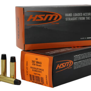 HSM 35724N 357 Magnum Subsonic 230gr 50rd