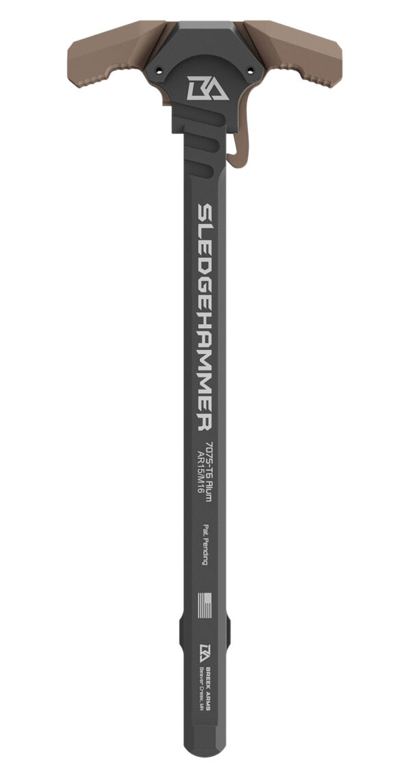 187637 Breek Arms Sledgehammer Ambi Charging Handle FDE