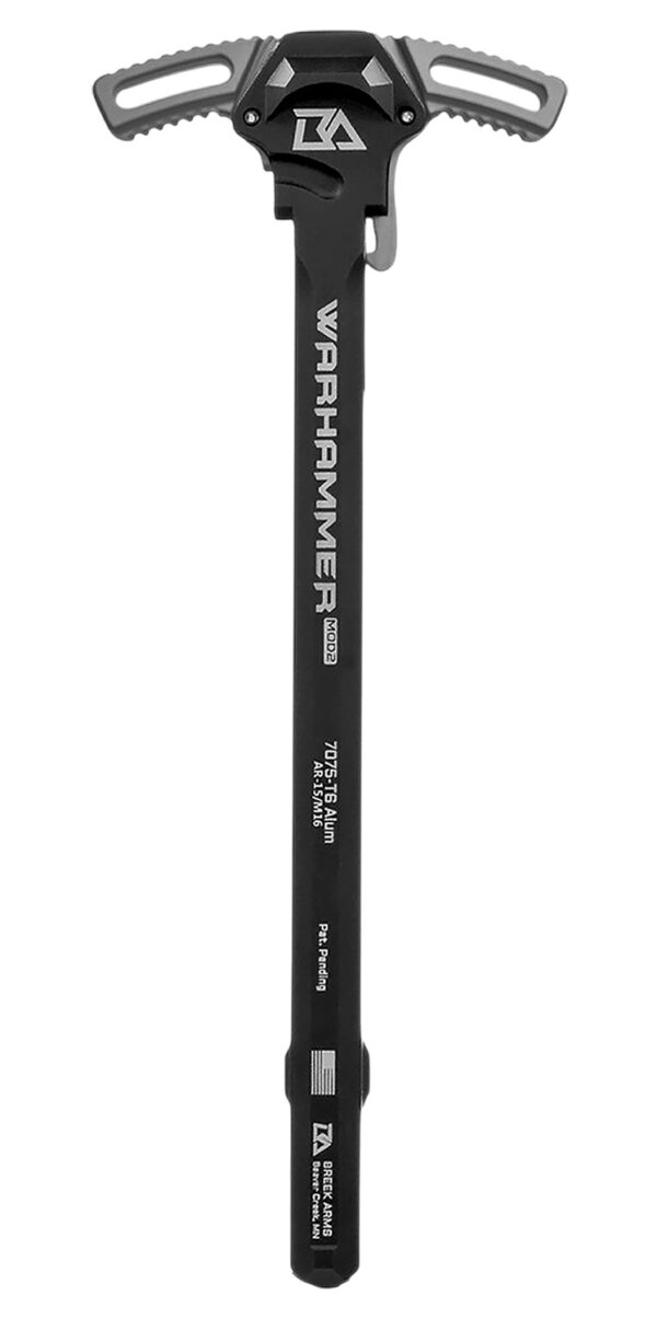 Breek Arms Warhammer Mod2 Ambidextrous Charging Handle Gray