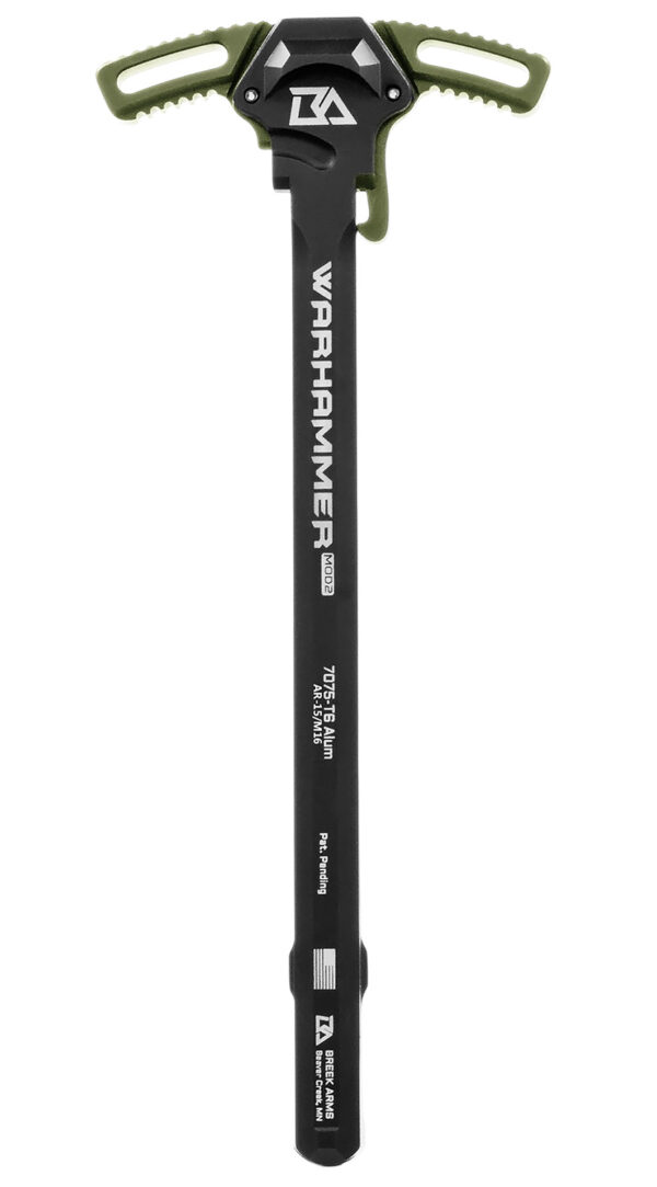 Breek Arms Warhammer Mod2 Ambidextrous Charging Handle OD Green