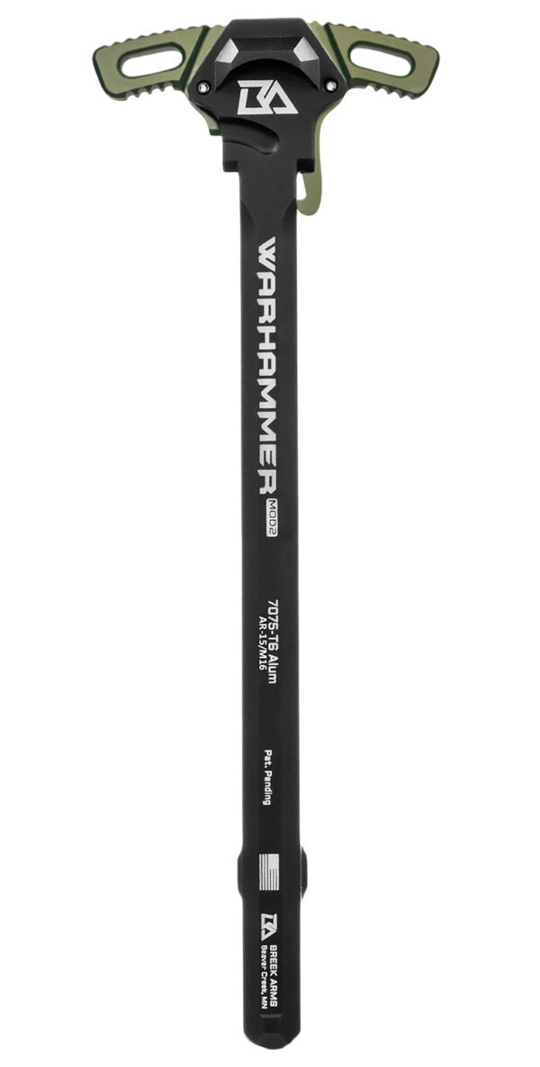 187652 Breek Arms Warhammer Mod2 Micro Ambi Charging Handle OD Green
