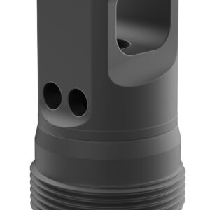 Breek Arms BRK4431 Echo Single Port Plan B Black Nitride Steel 5/8″x24 Threads 30 Cal