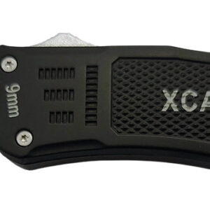 Xcaliber Knife Company  9mm  Medium 3.25″ OTF Drop Point 440C SS Blade, 4.64″ Steel Handle