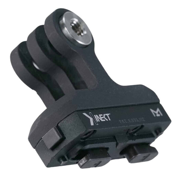 187788 Kinetic Development Group KIN5-500 Go Pro Mount For Standard Magpul MLOK Slots Black Aluminum