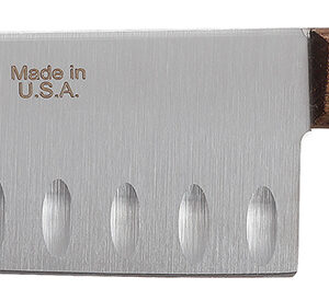 Case 07322 Santoku  7″ Fixed Plain Mirror Polished Tru-Sharp SS Blade, Walnut Handle