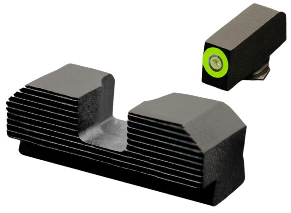 XS Sights Minimalist Night Sights for Glock Models — Green/Black Oxide
