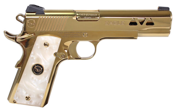 Iver Johnson Golden Eagle 1911 .45 ACP 5in Polished Gold