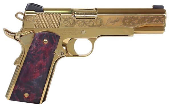 Iver Johnson Noble Eagle EX 1911 .45 ACP 5in Gold PVD