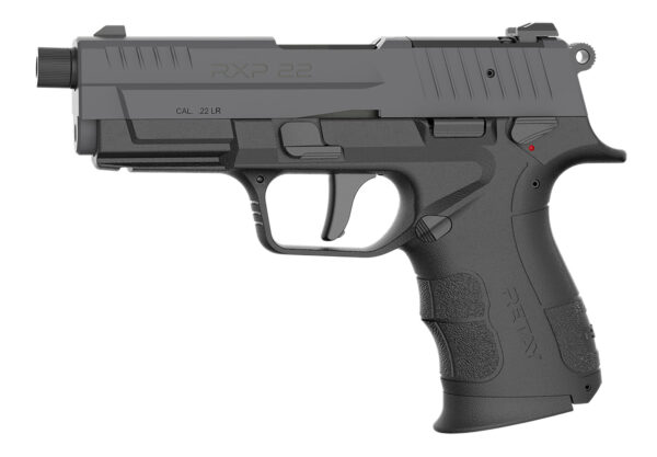 188493 Retay USA RXP22BSG10TH RXP 22 LR 10+1 4″ Threaded Barrel, Gray Cerakote Optic Ready/Serrated Slide, Black Cerakote Polymer Frame w/Accessory Rail, RMSc/RMR Footprint