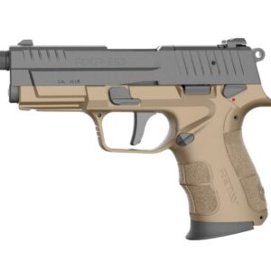 Retay USA RXP22FDEBLKS13TH RXP 22 LR 13+1 4″ Threaded Barrel, Black Cerakote Optic Ready/Serrated Slide, Flat Dark Earth Cerakote Polymer Frame w/Accessory Rail, RMR/RMSc Footprint