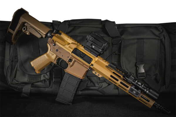 Shark Coast Tactical AR15 Sunrise Pistol 5.56 10.5in 30+1 Tan