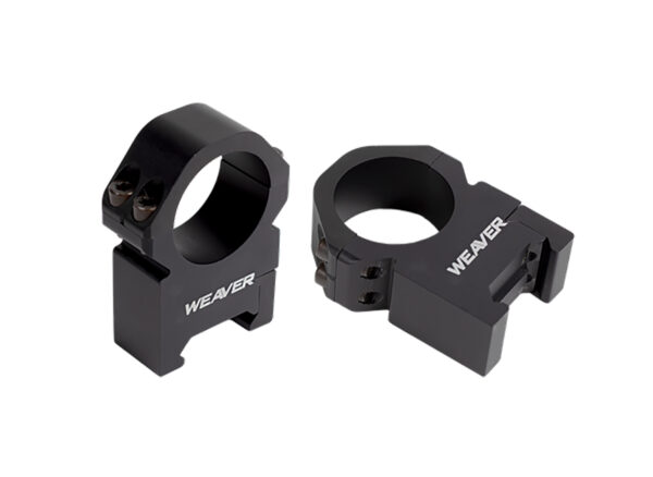 Weaver Mounts 48381 Precision  Black Aluminum 1″ Tube Medium