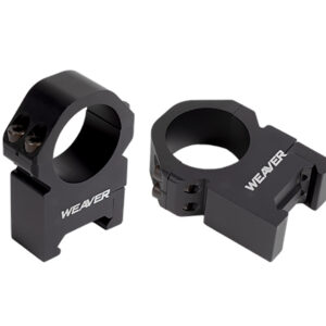 Weaver Mounts 48382 Precision  Black Aluminum 1″ Tube High