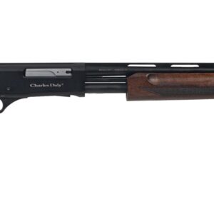 Charles Daly 930422 301 Field Full Size 410 Bore Pump 4+1 26″ Black Vent Rib Barrel, Black Anodized Grooved Aluminum Receiver, Fixed Matte Black Synthetic Stock, Beretta/Benelli Mobil Choke System