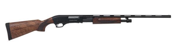 Charles Daly 930422 301 Field Full Size 410 Bore Pump 4+1 26″ Black Vent Rib Barrel, Black Anodized Grooved Aluminum Receiver, Fixed Matte Black Synthetic Stock, Beretta/Benelli Mobil Choke System