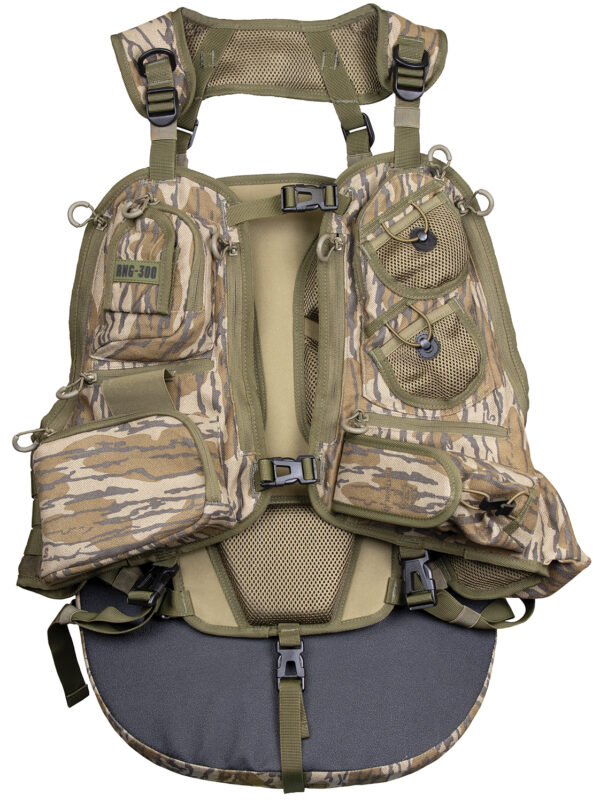 188861 Moultrie KHT0223 Run N Gun Turkey Vest 300 Mossy Oak
