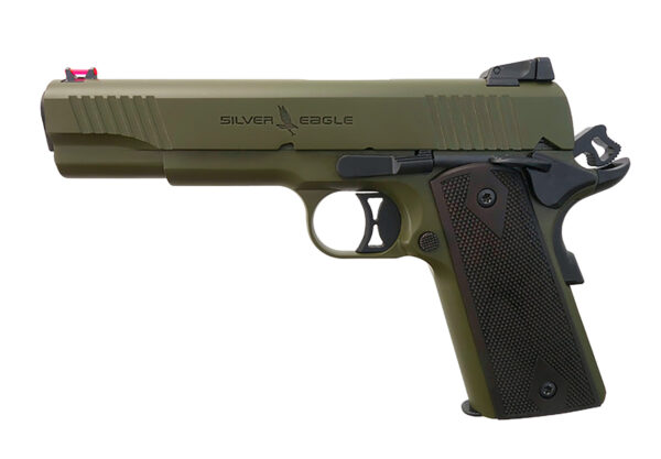 188893 TR Imports 1911 Pistol .45 ACP Green Cerakote, Walnut Grips