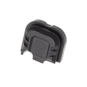 189007 Tyrant CNC TDG43X48SPBLACK Slide Cover Plate Chevron Design Glock 43x/48 Black Aluminum