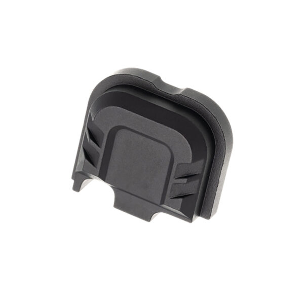 Tyrant CNC TDG43X48SPBLACK Slide Cover Plate  Chevron Design Glock 43x/48 Black Aluminum
