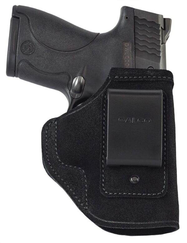 Galco STO224RB Stow-N-Go  IWB Black Steerhide Fits Glock 17 Gen1-5 Right Hand
