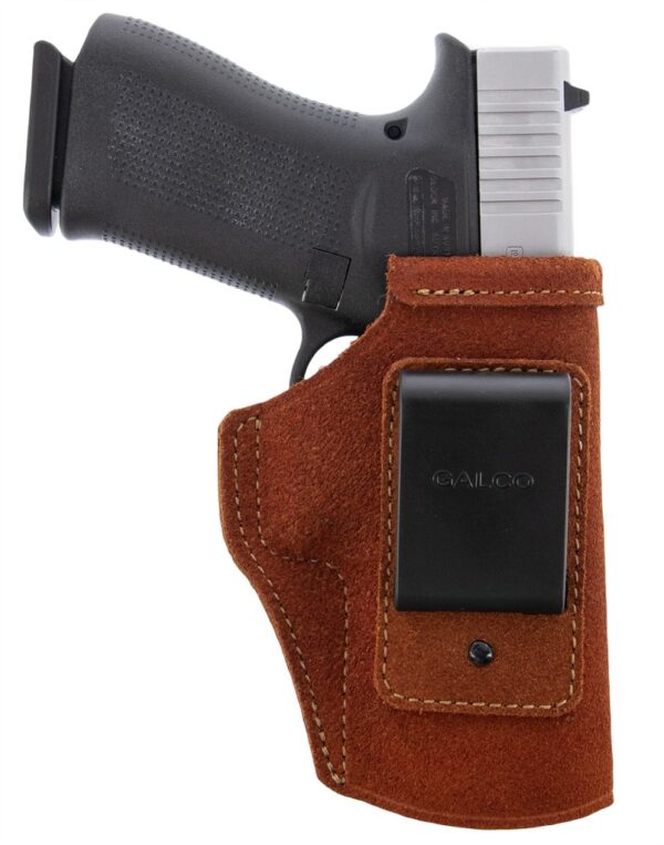 189066 Galco STO652R Stow-N-Go IWB Natural Steerhide Fits M&P Shield 3″ 9/40 & 2.0″ 9/40 Right Hand