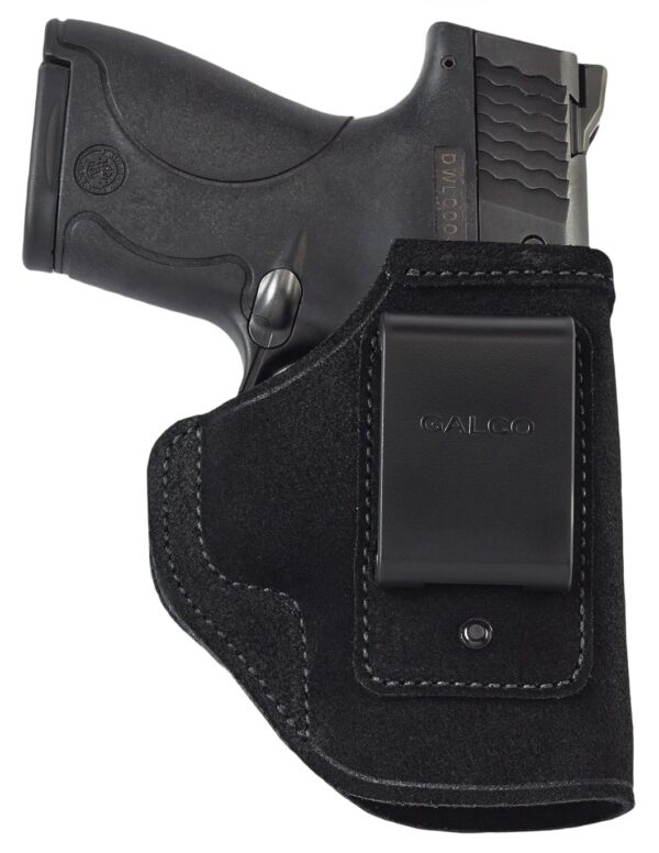 189069 Galco STO822RB Stow-N-Go IWB Black Steerhide Fits Sig Sauer P320 Compact 9/40 Right Hand