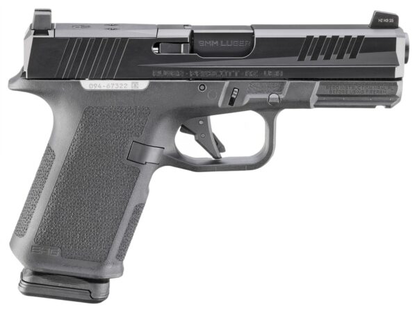 Ruger 19415 RXM  9mm Luger 15+1 4″ Black FNC Nitride Alloy Steel Barrel & Optic Ready/Serrated Slide, Black Polymer Frame w/Accessory Rail, Textured Grip
