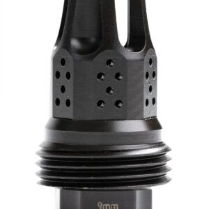 189124 Jk Armament JKMDHDCF14 War Eagle Compensator/Flash Hider Black Nitride Stainless Steel 1/2″x28 Threads 9mm