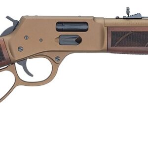 Henry H012XCW44M Explorer Carbine 44 Special/44 Mag 7+1 16.50″ Burnt Bronze Cerakote Threaded Barrel, Burnt Bronze Cerakote Steel Drilled & Tapped Receiver, American Walnut Fixed w/Pistol Grip Stock
