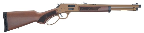Henry H012XCW44M Explorer Carbine 44 Special/44 Mag 7+1 16.50″ Burnt Bronze Cerakote Threaded Barrel, Burnt Bronze Cerakote Steel Drilled & Tapped Receiver, American Walnut Fixed w/Pistol Grip Stock