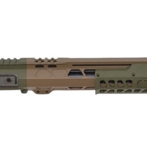 Bilson Arms P7UFSFG10R1 BA-15FCP  338 ARC 10+1 12.50″ Threaded Barrel, Flat Dark Earth/Sniper Green Cerakote Aluminum Receiver w/Picatinny Rail, M-LOK Handguard