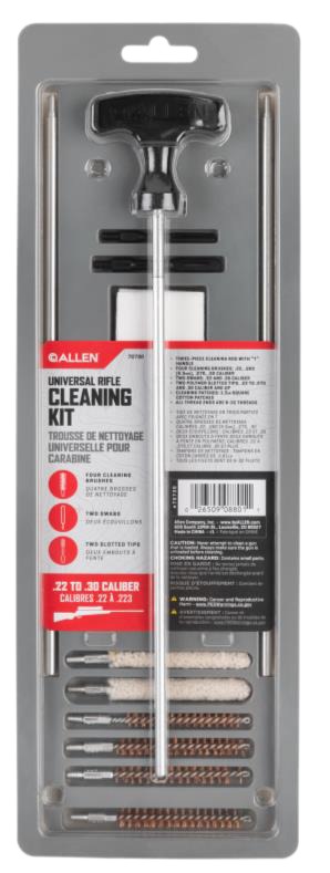 189377 Allen 70730 Universal Cleaning Kit 22-30Cal Rifle