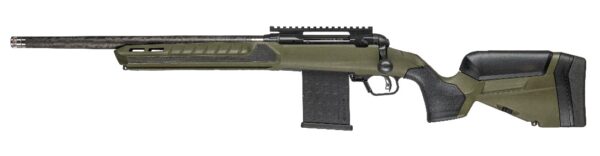 Savage Arms 32943 110 UltraLite Predator 6mm ARC 10+1 18″ Carbon Fiber Barrel, Arca Rail Forend, Hunter Green AccuStock w/AccuFit V2 Synthetic Stock, Left Hand