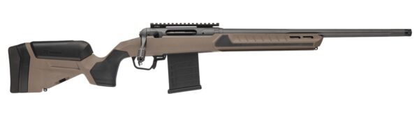 Savage Arms 32666 110 Core Tactical 5.56 NATO 10+1 18″ Medium Heavy Fluted Barrel, Arca Rail Forend, Coyote Tan AccuStock w/AccuFit V2 Synthetic Stock, Right Hand
