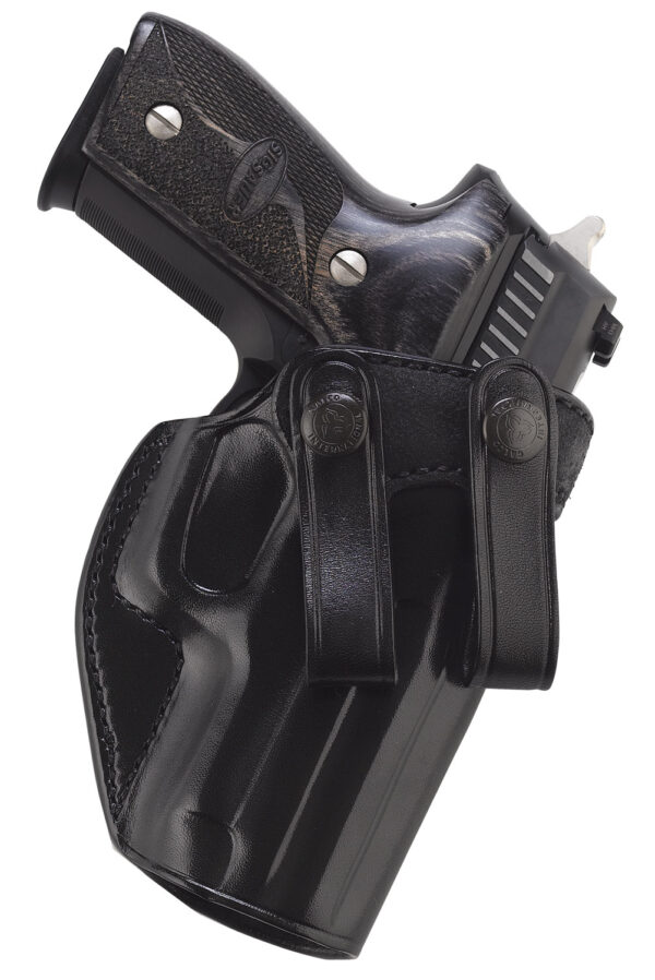 19008 Galco SUM822B Summer Comfort IWB Black Leather Belt Loop Fits Sig P320 Compact Fits Beretta APX Fits Sig M18 Right Hand