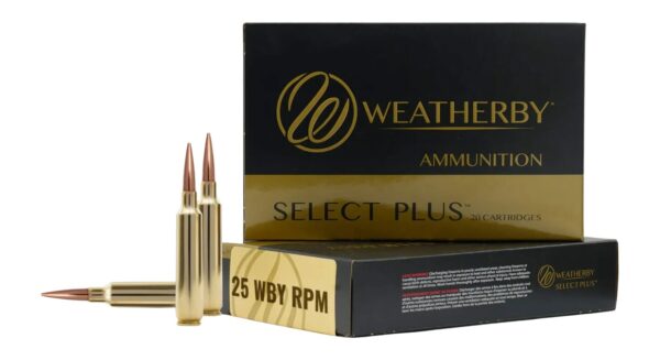 Weatherby 25 Wby RPM 117gr Barnes LRX Rifle Ammo