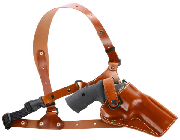 19112 Galco GA194 Great Alaskan Tan Leather Shoulder Holster, Right Hand
