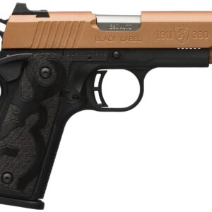 Browning 1911 Black Label Compact 380 ACP 3.63 in