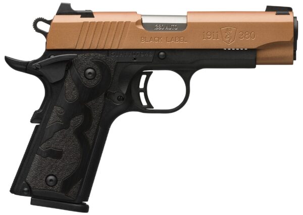 Browning 1911 Black Label Compact 380 ACP 3.63 in