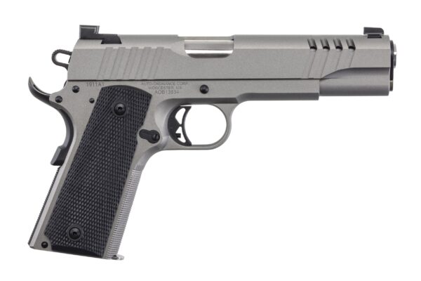 Auto-Ordnance 1911 .45 ACP 5″ Savage Silver Cerakote