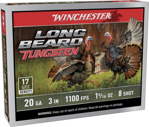 Winchester Long Beard Tungsten 20ga 3-inch 1-9/16 oz #8