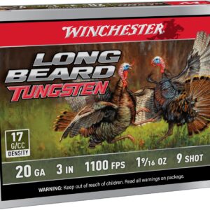 Winchester Long Beard Tungsten 20 Ga 3″ #9 1-9/16 oz 5rd