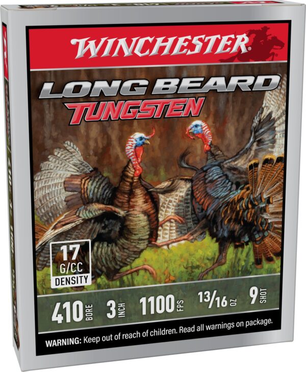Winchester Long Beard Tungsten 410 Bore 3″ #9 13/16oz 5/Box